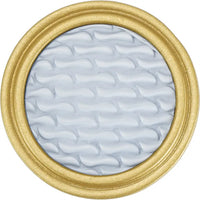 Spectra Waves knob in gold and white finishes 9002GW