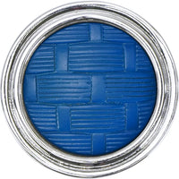 Spectra Weaves knob in chrome and deep blue finishes 9003CDB