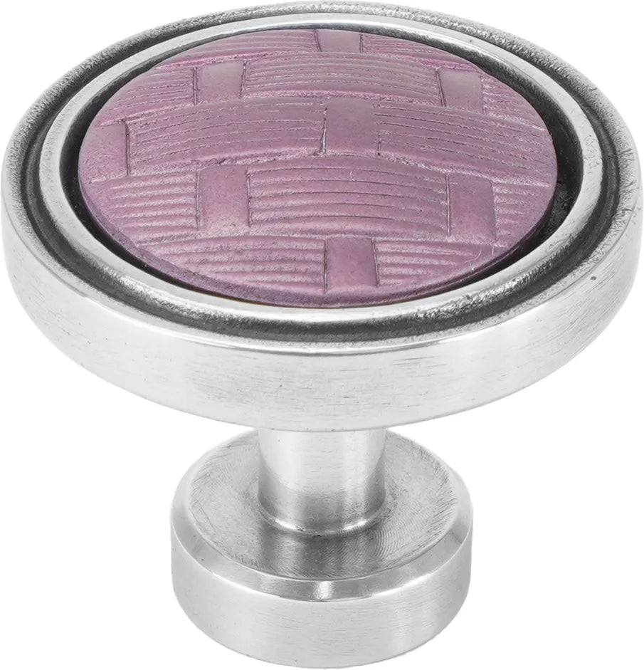 Spectra Weaves knob in chrome and cherry finishes 9003CFP