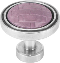 Spectra Weaves knob in chrome and cherry finishes 9003CFP