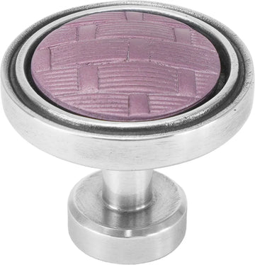 Spectra Weaves knob in chrome and cherry finishes 9003CFP