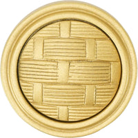 Spectra Weaves knob in gold finish 9003G
