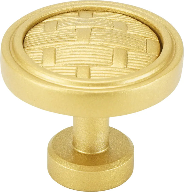 Spectra Weaves knob in gold finish 9003G