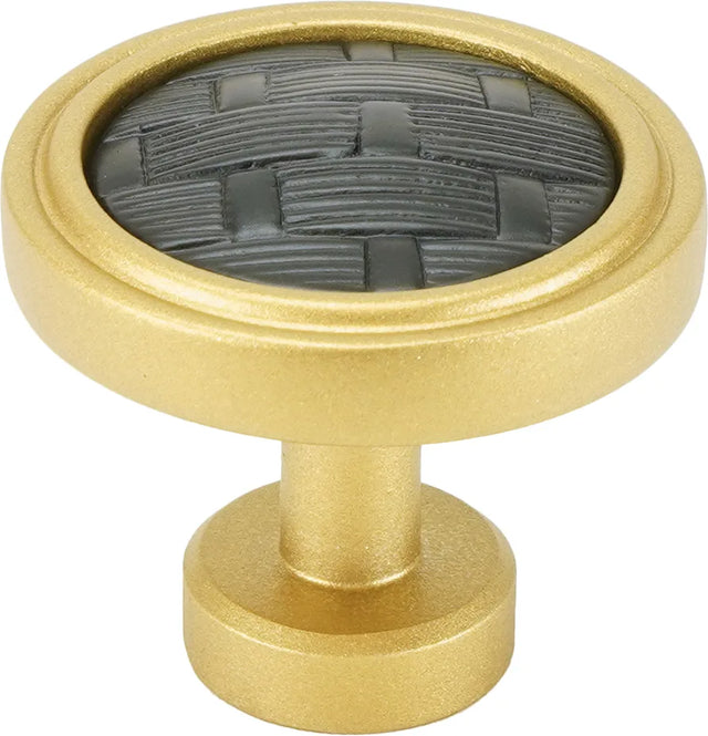 Spectra Weaves knob in gold and black finishes 9003GB
