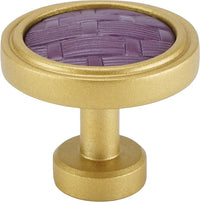 Spectra Weaves knob in gold and black Cherry finishes 9003GBCY