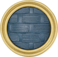 Spectra Weaves knob in gold and blue titanium finishes 9003GBT