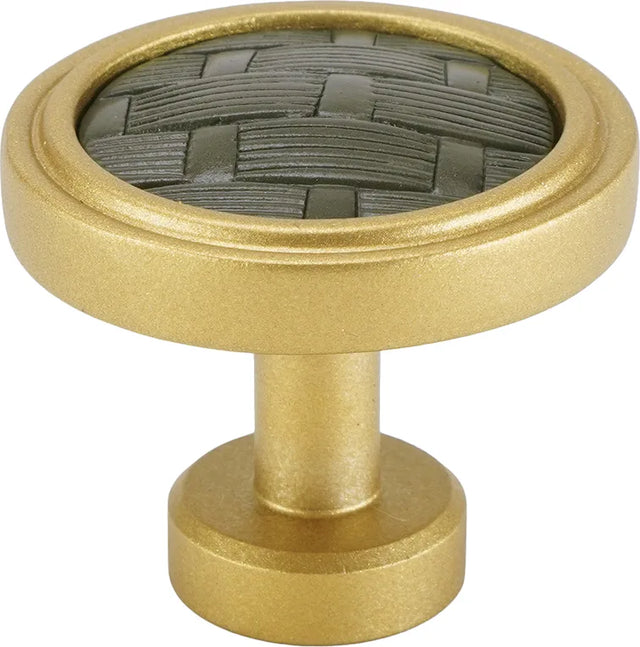 Spectra Weaves knob in gold and magpul green finishes 9003GDG