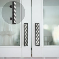 Spectra Waves 3'' cc pull in finish Black and Satin 9023BS