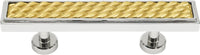 Spectra Waves 3'' cc pull in finish Chrome and Gold 9023CG