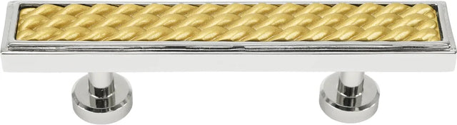 Spectra Waves 3'' cc pull in finish Chrome and Gold 9023CG
