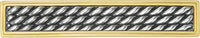 Spectra Waves 3'' cc pull in finish Gold and Chrome 9023GC
