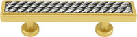 Spectra Waves 3'' cc pull in finish Gold and Chrome 9023GC