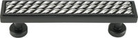 Spectra Waves 4'' cc pull in finish Black and Chrome 9024BC