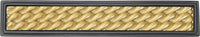 Spectra Waves 4'' cc pull in finish Black and Gold 9024BG