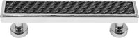 Spectra Waves 4'' cc pull in finish Chrome and Black 9024CB