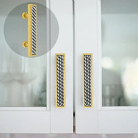 Spectra Waves 4'' cc pull in finish Gold and Chrome 9024GC
