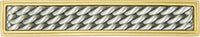 Spectra Waves 4'' cc pull in finish Gold and Satin 9024GS