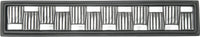 Spectra Weaves 3'' cc pull in finish Black and Chrome 9033BC