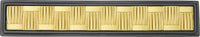 Spectra Weaves 3'' cc pull in finish Black and Gold 9033BG
