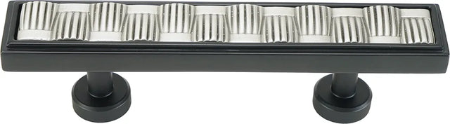 Spectra Weaves 3'' cc pull in finish Black and Satin 9033BS