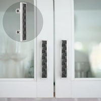 Spectra Weaves 3'' cc pull in finish Chrome and Black 9033CB