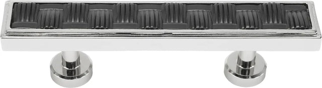Spectra Weaves 3'' cc pull in finish Chrome and Black 9033CB