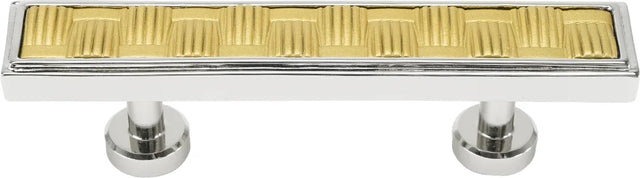 Spectra Weaves 3'' cc pull in finish Chrome and Gold 9033CG