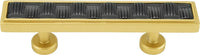 Spectra Weaves 3'' cc pull in finish Gold and Black 9033GB