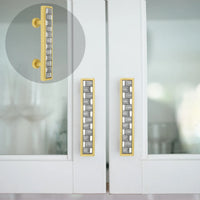 Spectra Weaves 3'' cc pull in finish Gold and Chrome 9033GC