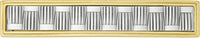 Spectra Weaves 3'' cc pull in finish Gold and Satin 9033GS