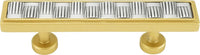 Spectra Weaves 3'' cc pull in finish Gold and Satin 9033GS