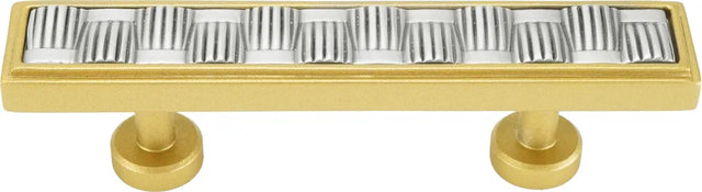 Spectra Weaves 3'' cc pull in finish Gold and Satin 9033GS