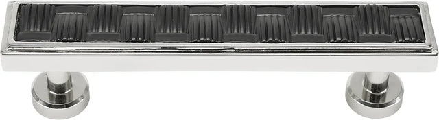 Spectra Weaves 4'' cc pull in finish Chrome and Black 9034CB
