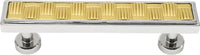 Spectra Weaves 4'' cc pull in finish Chrome and Gold 9034CG