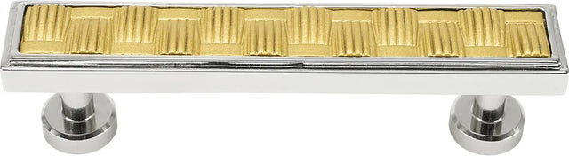 Spectra Weaves 4'' cc pull in finish Chrome and Gold 9034CG