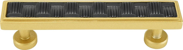 Spectra Weaves 4'' cc pull in finish Gold and Black 9034GB