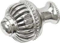 Cricket Cage large round knob with flared foot in Platinum. 953B-24