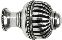 Cricket Cage large round knob with flared foot in Chalice. 953B-9