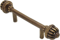 Cricket Cage large 3'' cc pull in Antique Brass. 959-3