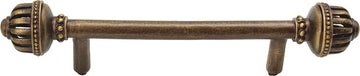 Cricket Cage large 4'' cc pull in Antique Brass. 960-3