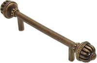 Cricket Cage large 4'' cc pull in Antique Brass. 960-3