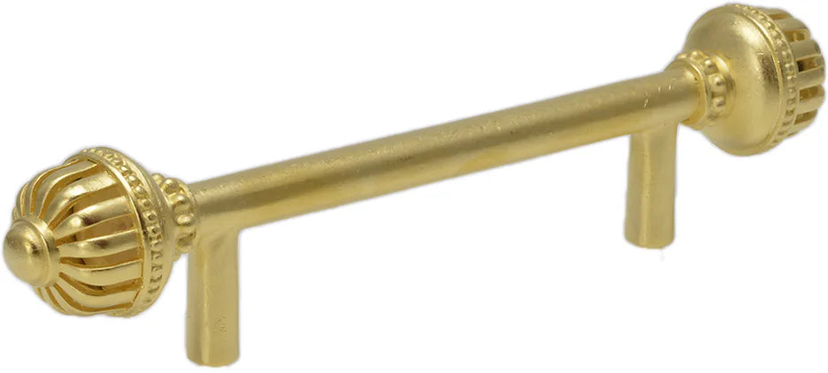 Cricket Cage large 4'' cc pull in Gilded Mercury. 960-8