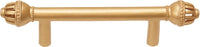 Cricket Cage medium 3'' cc pull in Soft Gold. 962-27