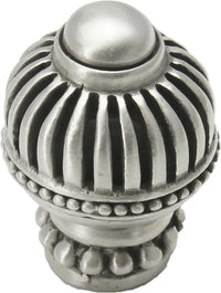 Cricket Cage large round knob with beaded base 968