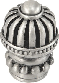 Cricket Cage medium round knob with beaded base 969