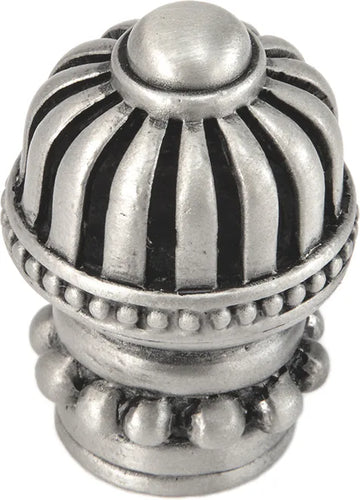 Cricket Cage medium round knob with beaded base 969
