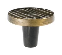 Forged 3 Round Knob 1 1/2'' C-FC301