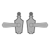 Passage Spring Latch