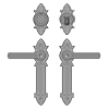 Entry Dead Bolt/ Spring Latch