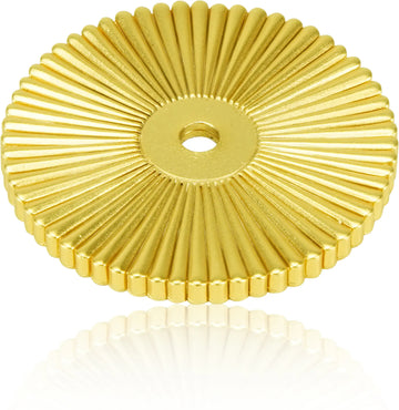 Round Back Plate Satin Gold Finish 10005SG